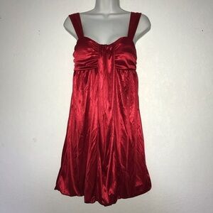 2/$20 NWT Sequin Hearts Stretch Satin Dress M